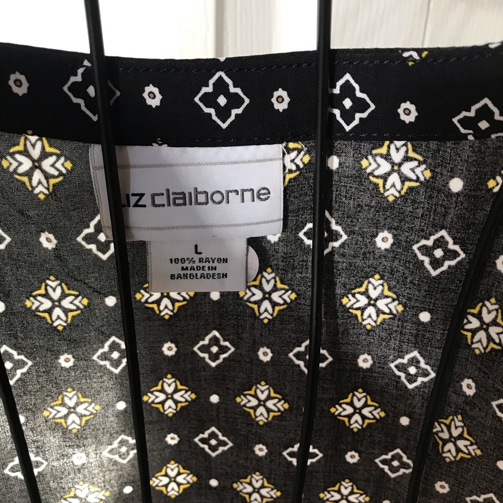 Luz Claiborne black sleeveless tunic - Picture 3 of 8